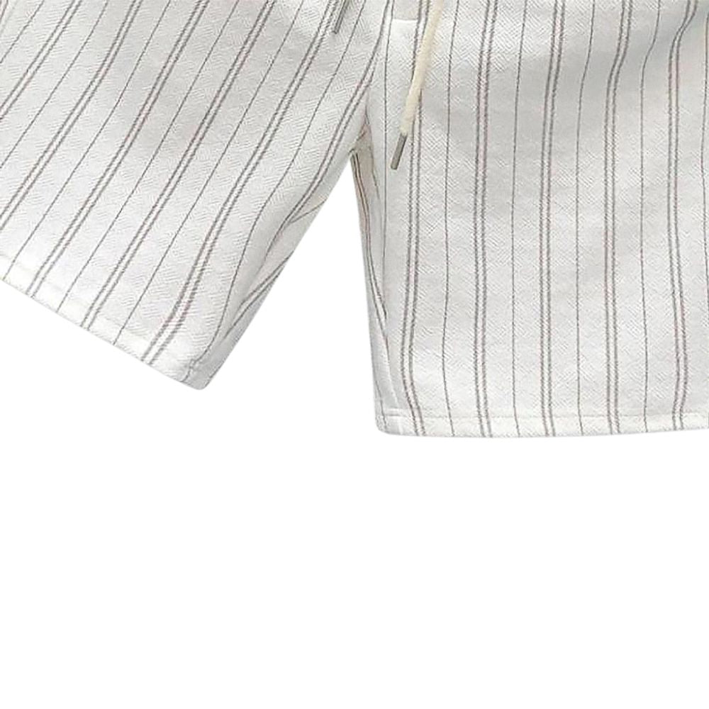 Men’s Striped Sweatshorts – Soft & Stylish Fit