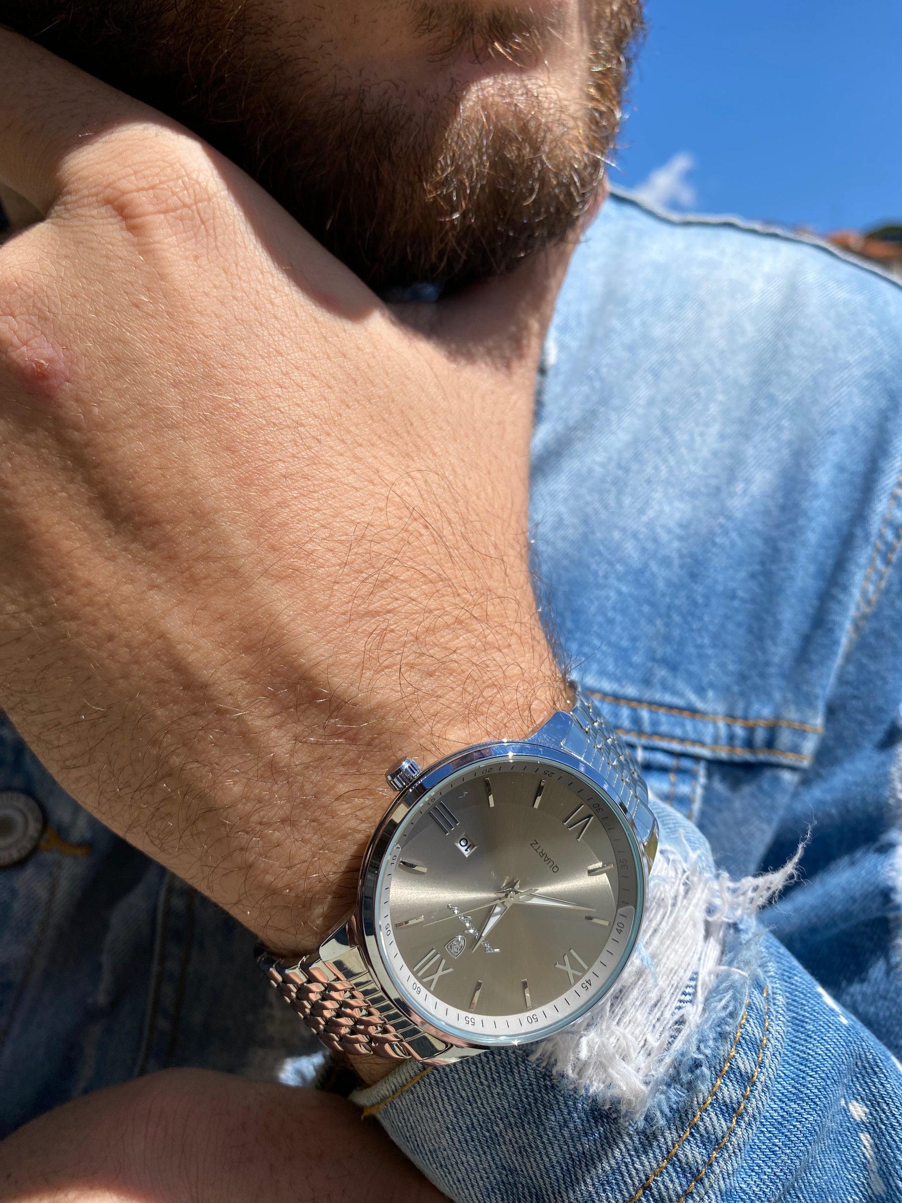 Poedagar Men's Quartz Watch - Buy 1 Get 3 Free