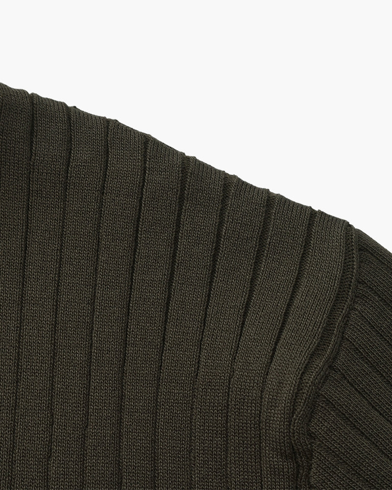 Premium Ribbed Cotton Polo Shirt
