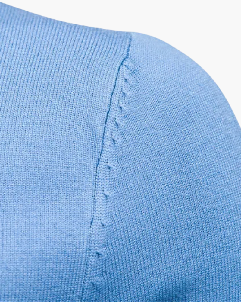 Litasmen Slim Fit High Neck Sweater – Elegant Cotton Blend