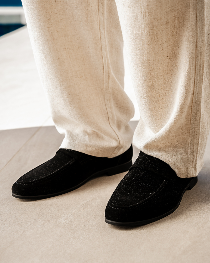 Litasmen Suede Strap Loafers – Stylish & Comfortable Men’s Shoes