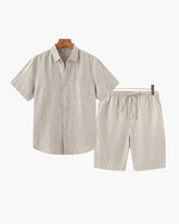 Old Money Linen Combo Shorts