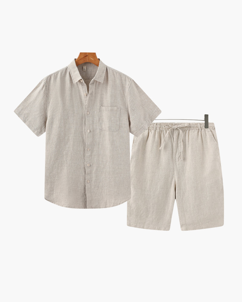 Old Money Linen Combo Shorts