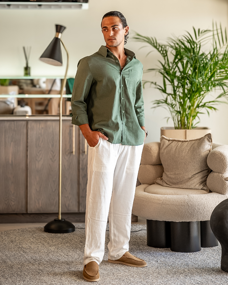 Cape Town Linen Shirt – Lightweight & Elegant Summer Essential