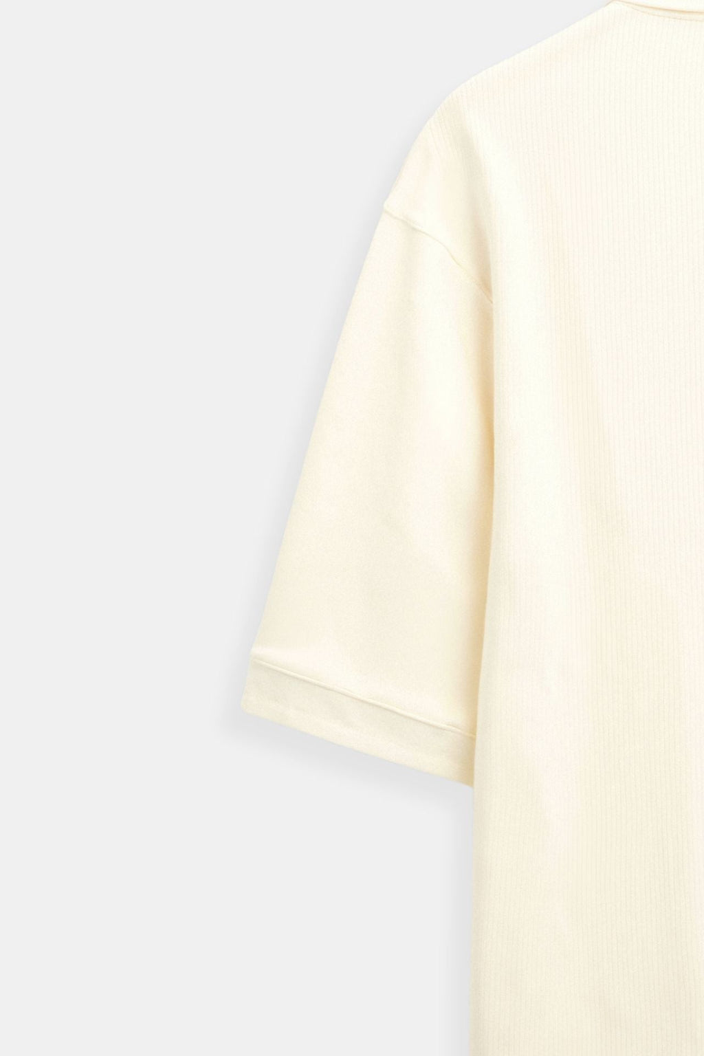 Wool-Blend Structured Polo Shirt