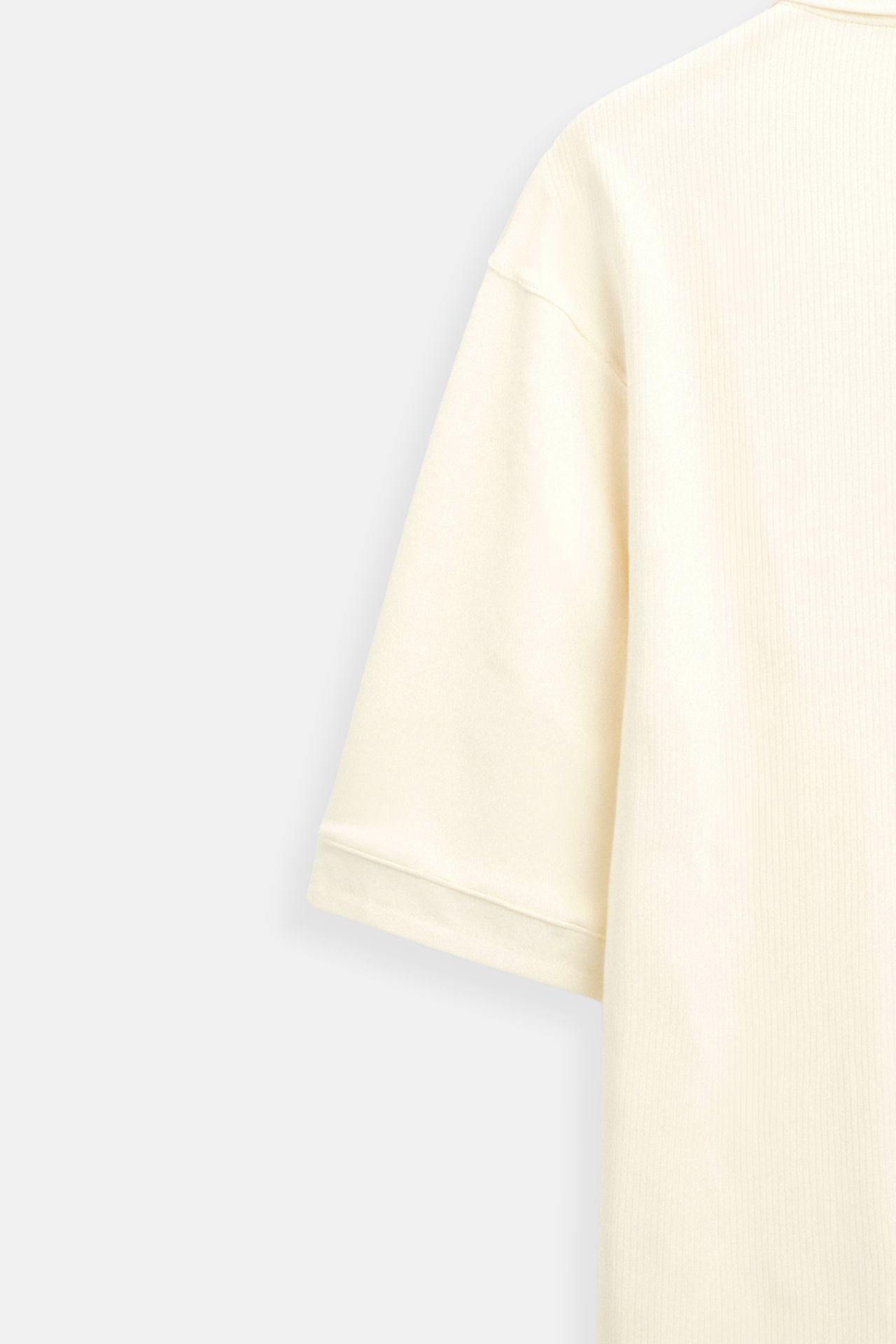 Wool-Blend Structured Polo Shirt