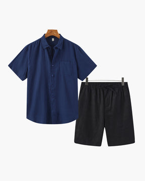Old Money Linen Combo Shorts