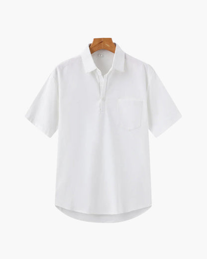 Casablanca Linen Polo Shirt