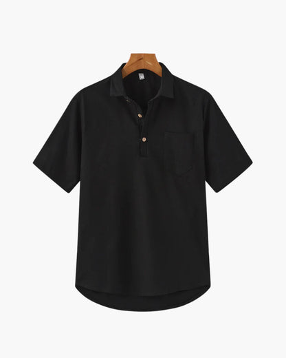 Casablanca Linen Polo Shirt