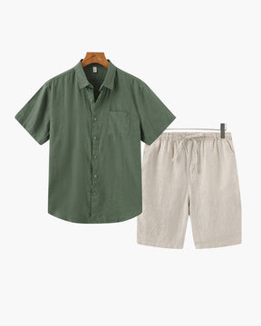 Old Money Linen Combo Shorts