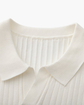 Premium Ribbed Cotton Polo Shirt