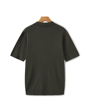 Premium Ribbed Cotton Polo Shirt