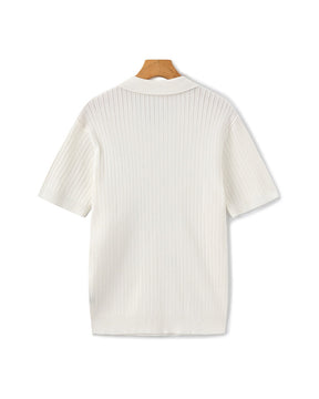 Premium Ribbed Cotton Polo Shirt