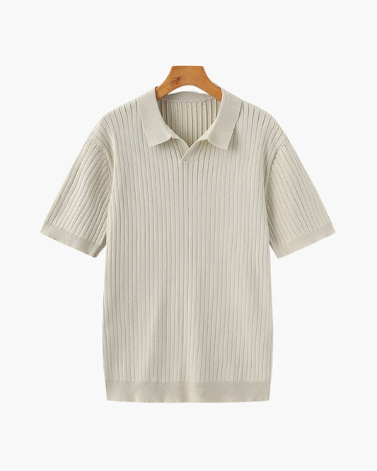Premium Ribbed Cotton Polo Shirt