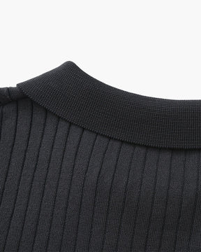 Men’s Bundle: Ribbed Cotton Polo + Poedagar Watch Premium