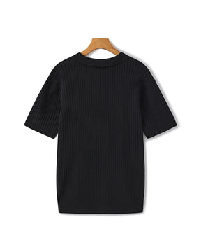 Men’s Bundle: Ribbed Cotton Polo + Poedagar Watch Premium