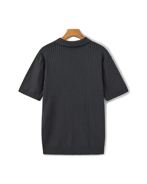 Premium Ribbed Cotton Polo Shirt