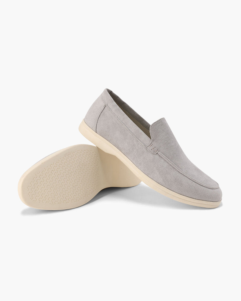 Ribbed Polo + Leather Moccasins