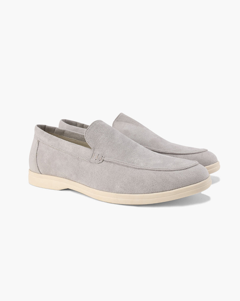 Ribbed Polo + Leather Moccasins