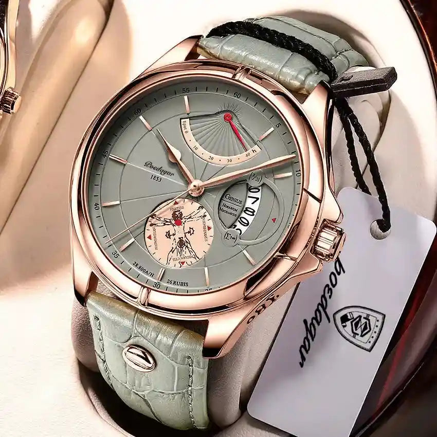 Relogio Masculino Litasmen Heritage pulseira em couro
