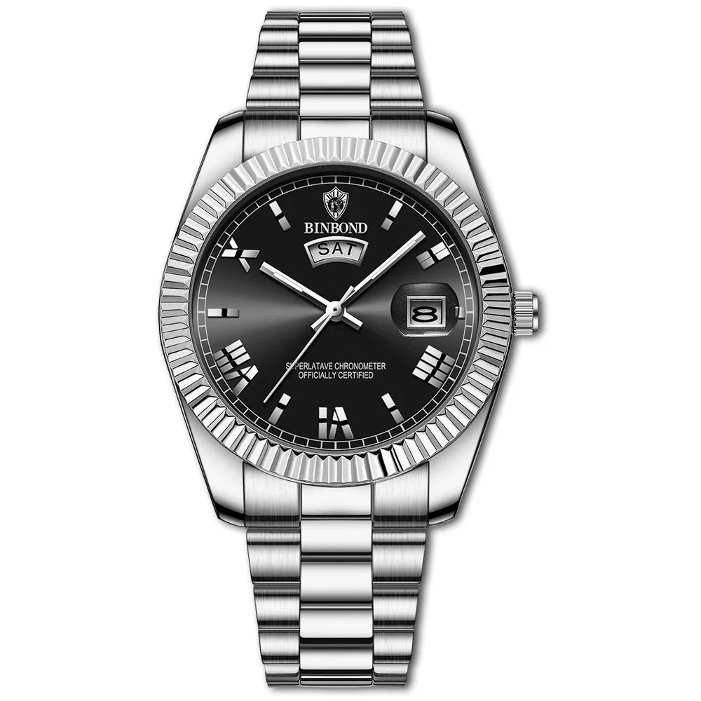 Litasmen Titan Luxe Watch – Premium Stainless Steel with Swiss Quartz Precision