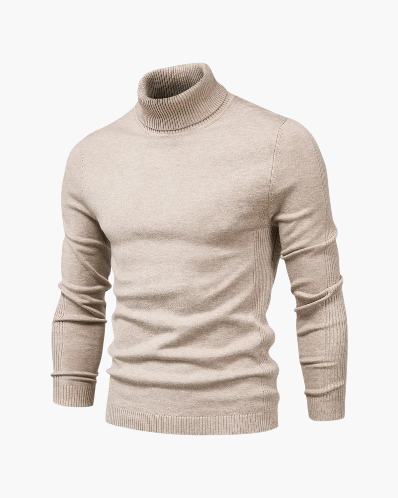 Litasmen Slim Fit High Neck Sweater – Elegant Cotton Blend