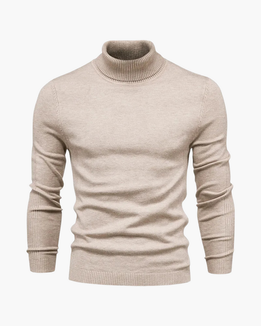 Litasmen Slim Fit High Neck Sweater – Elegant Cotton Blend