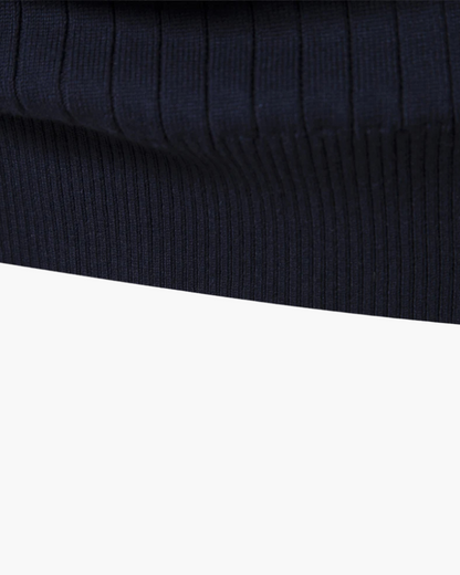 Autumn Zipper Sweater – Warm Cotton Knit Sweater