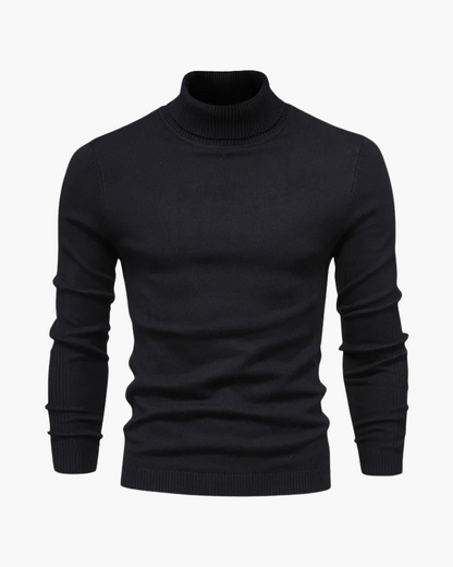 Litasmen Slim Fit High Neck Sweater – Elegant Cotton Blend