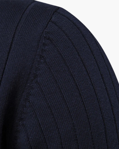 Autumn Zipper Sweater – Warm Cotton Knit Sweater