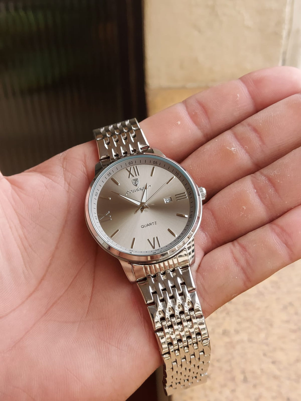 Poedagar Men's Quartz Watch - Buy 1 Get 3 Free