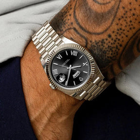 Litasmen Titan Luxe Watch – Premium Stainless Steel with Swiss Quartz Precision