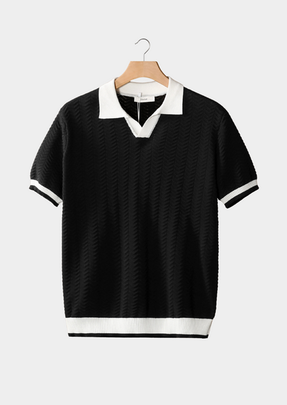 3D Textured Polo Shirt