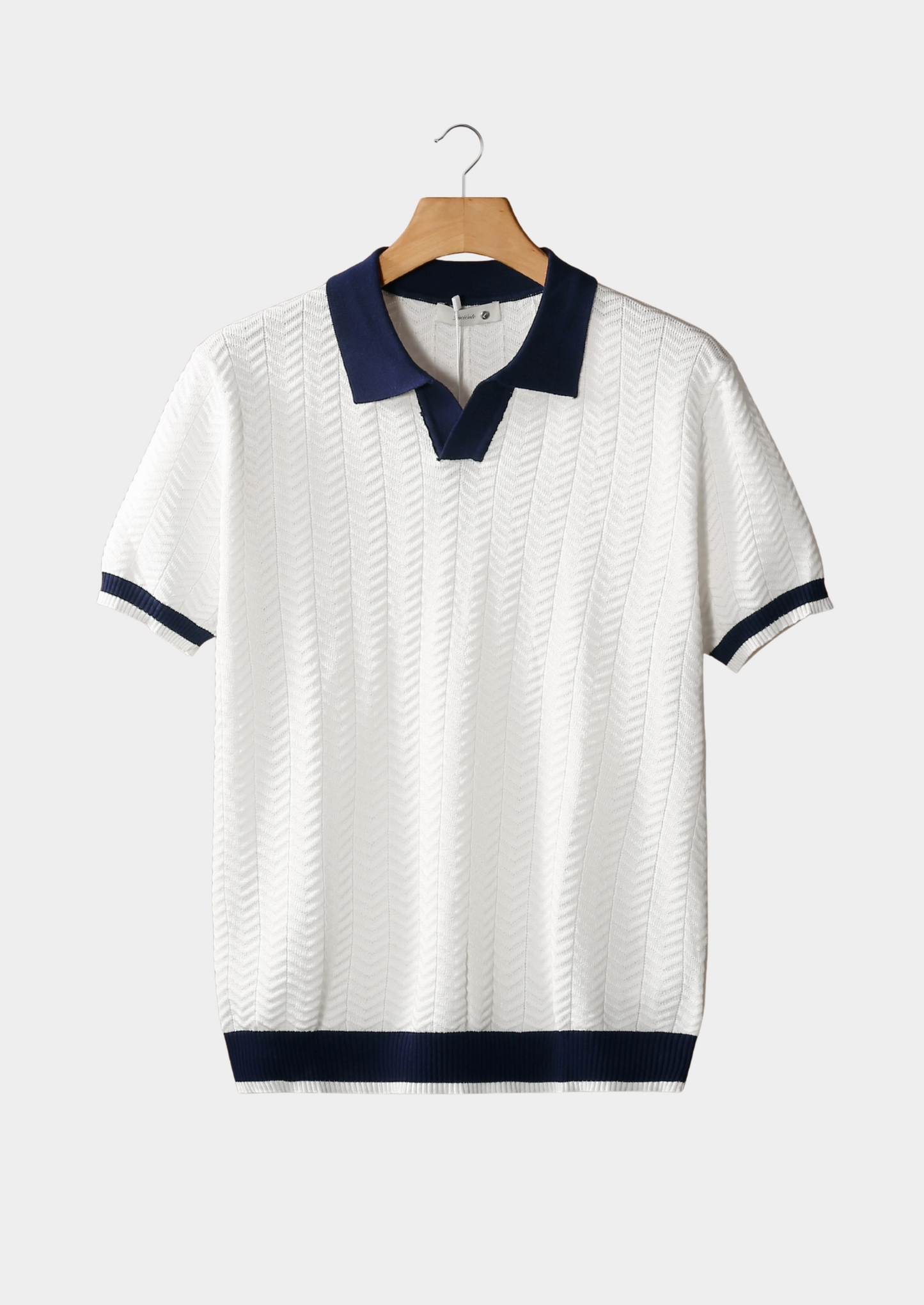 3D Textured Polo Shirt