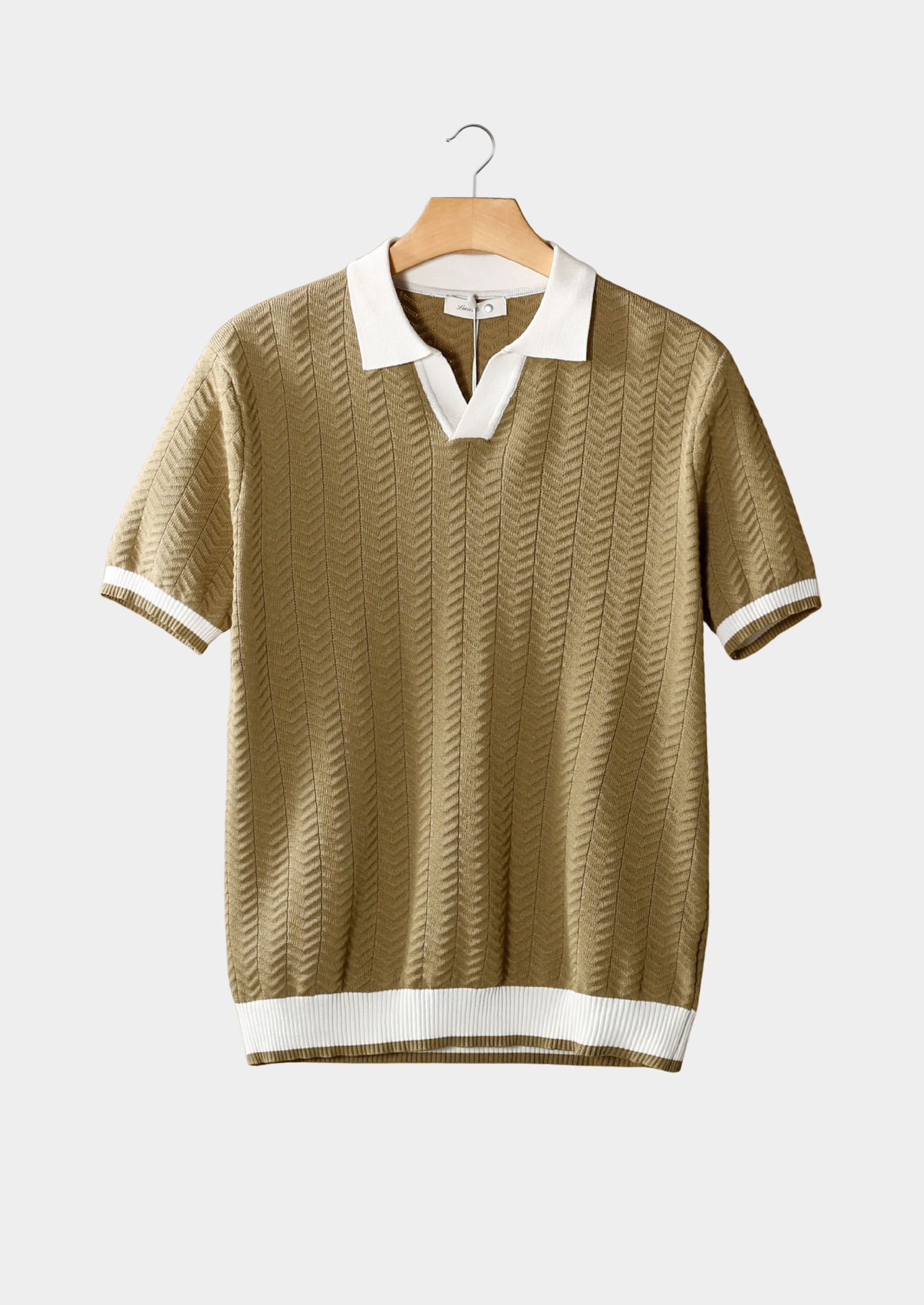 3D Textured Polo Shirt