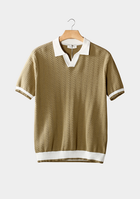 3D Textured Polo Shirt