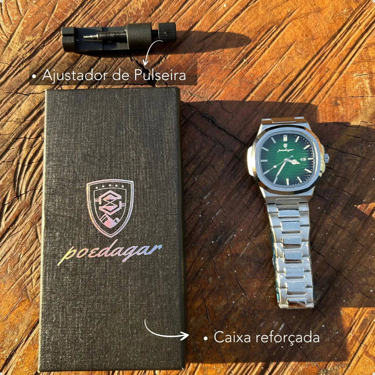 Relógio Masculino Poedagar Luxury